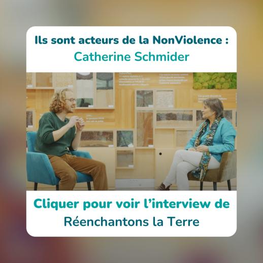 Interview Catherine Schmider au Forum de la NonViolence