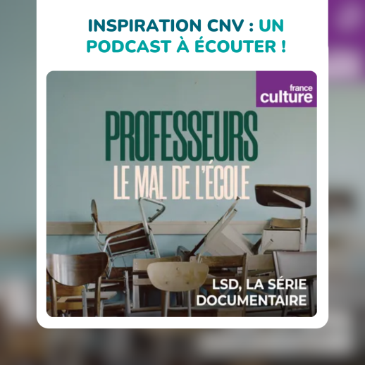 Podcast Professeurs Le mal de lecole