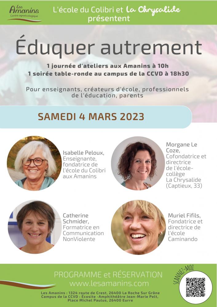 AFFICHE A4 Eduquer autrement