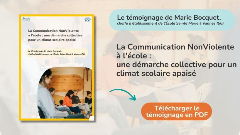 Témoignage CNV dans l'éducation