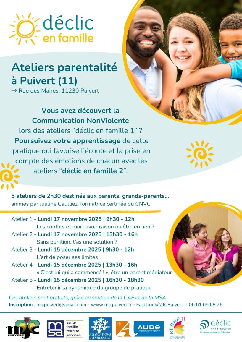 2025 Affiche Declic en Famille 2 Puivert